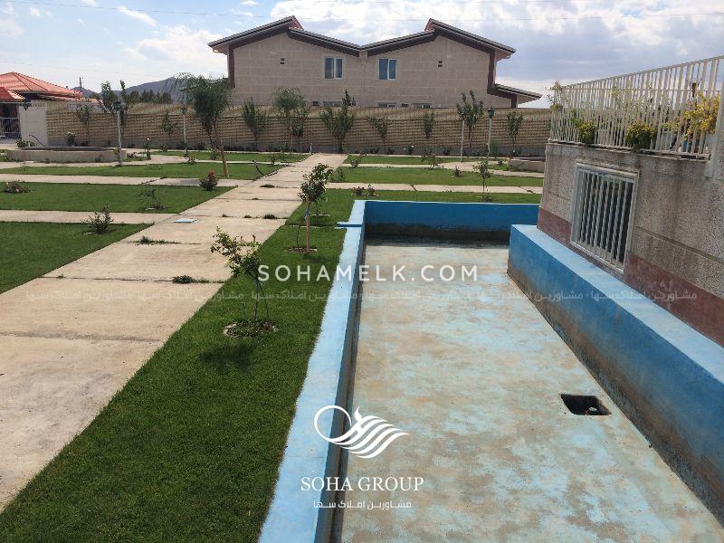 2000 متر باغ ویلا در مجموعه ویلایی