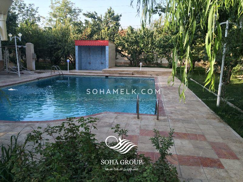 2300 متر باغ ویلا با 130 متر ویلا نو ساز در حصارزیرک شهریار