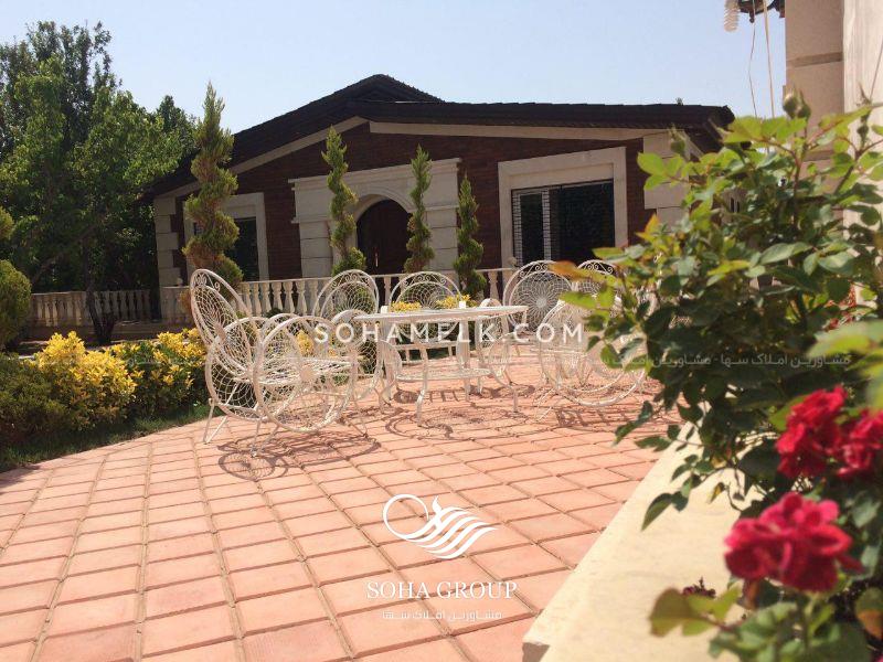 1100 متر باغ ویلا با 130 متر بنای نوساز و شیک