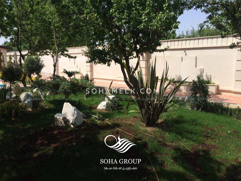 1100 متر باغ ویلا با 130 متر بنای نوساز و شیک