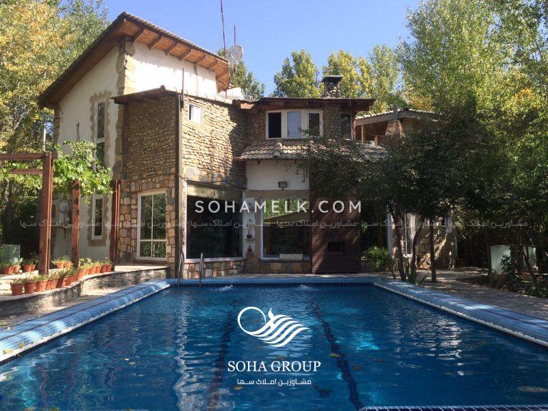 1075 متر باغ ویلا در دهکده باران