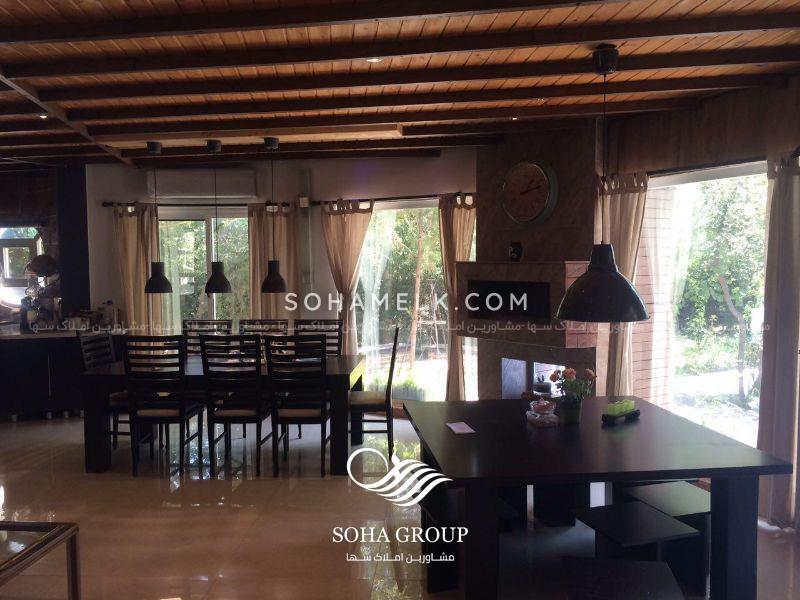 1075 متر باغ ویلا در دهکده باران