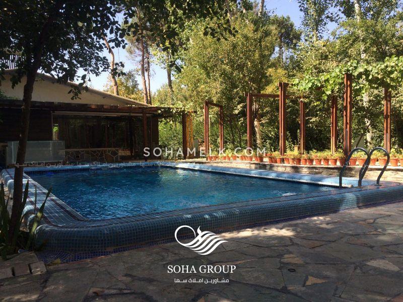 1075 متر باغ ویلا در دهکده باران