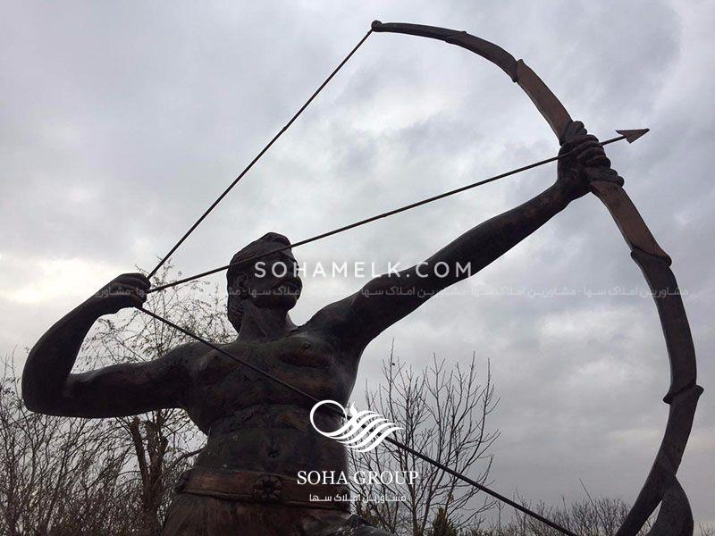 ٥٠٠٠ متر باغ ويلا