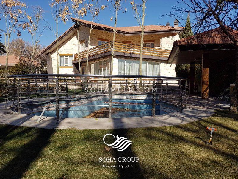 ١٢٠٠ متر باغ ويلا در بهترين شهرك دهكده ويلايي