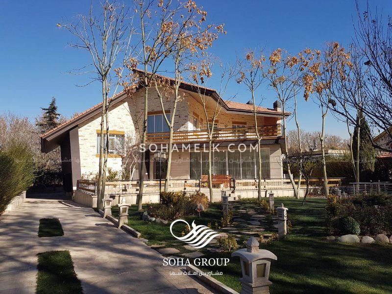 ١٢٠٠ متر باغ ويلا در بهترين شهرك دهكده ويلايي