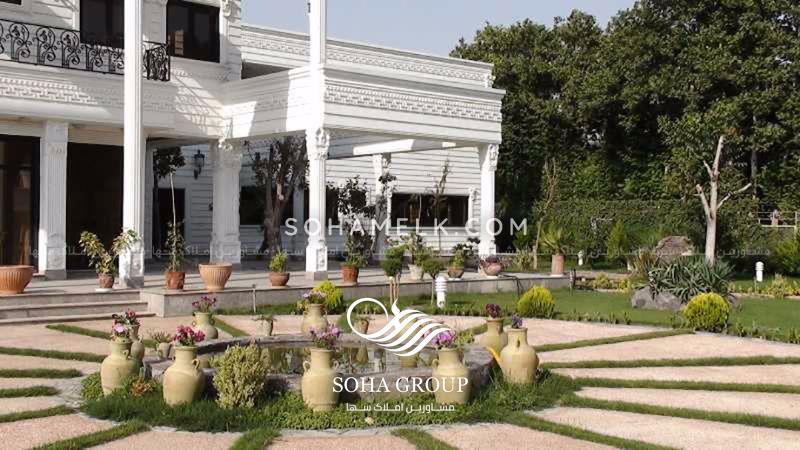 3800 متر باغ ویلای رویایی در دهکده فردیس