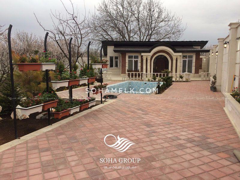 850 متر باغ ویلا ی لوکس در کردزار