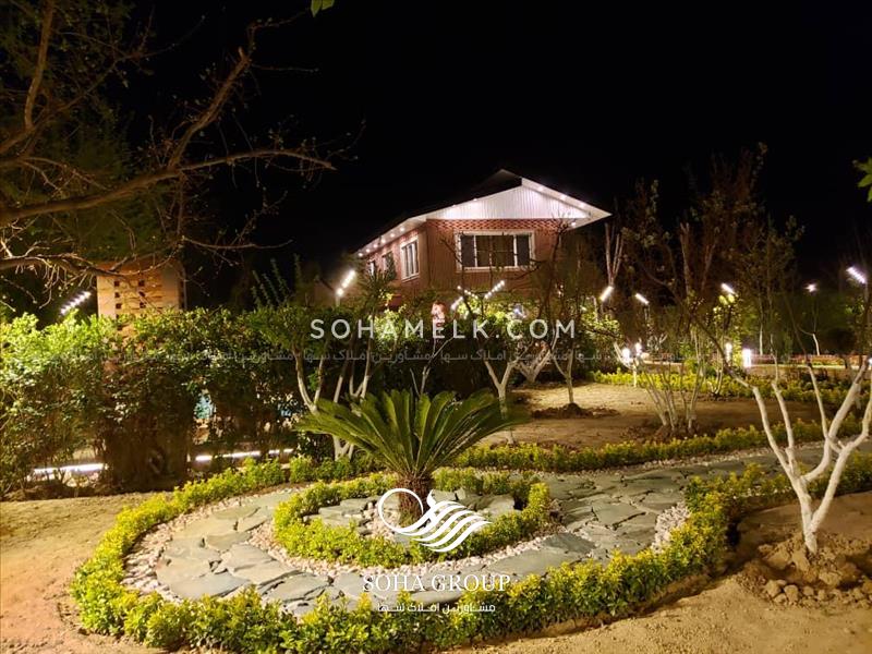 1075 متر باغ ویلا در دهکده باران
