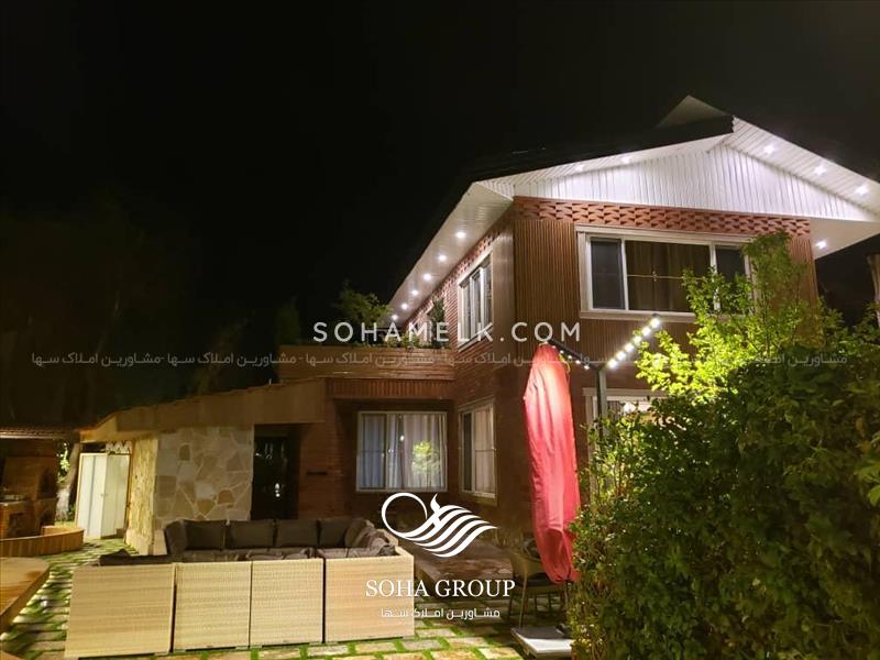 1075 متر باغ ویلا در دهکده باران