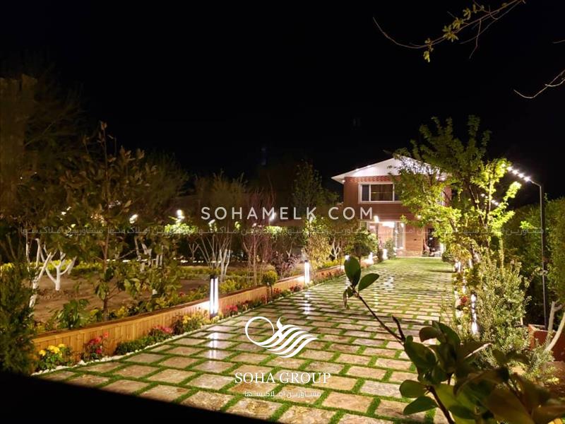 1075 متر باغ ویلا در دهکده باران