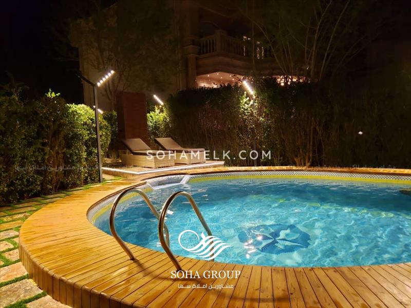 1075 متر باغ ویلا در دهکده باران