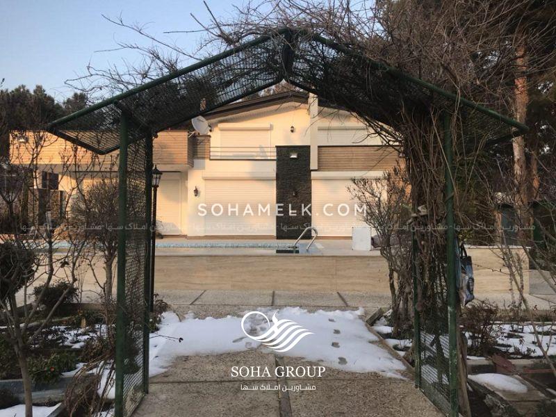 رهن و اجاره سالانه 2430متر باغ ویلا در زیبادشت کرج