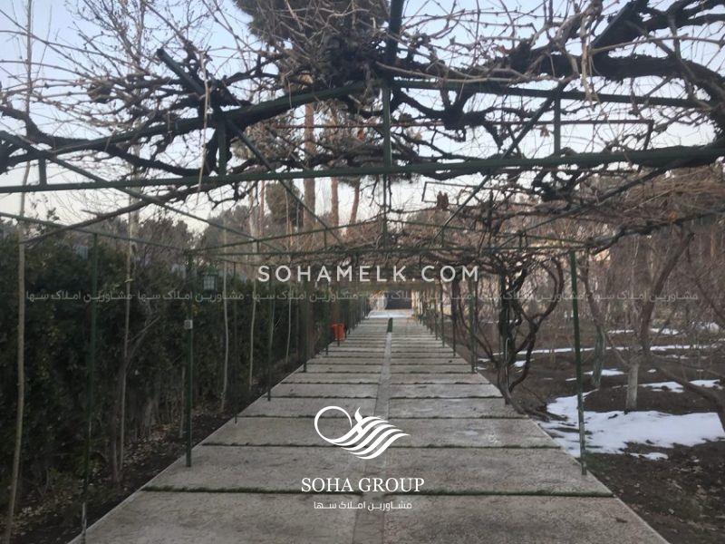 رهن و اجاره سالانه 2430متر باغ ویلا در زیبادشت کرج