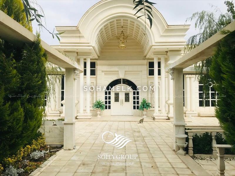 5500 متر باغ ویلای فوق العاده لاکچری در شهریار منطقه وحیدیه