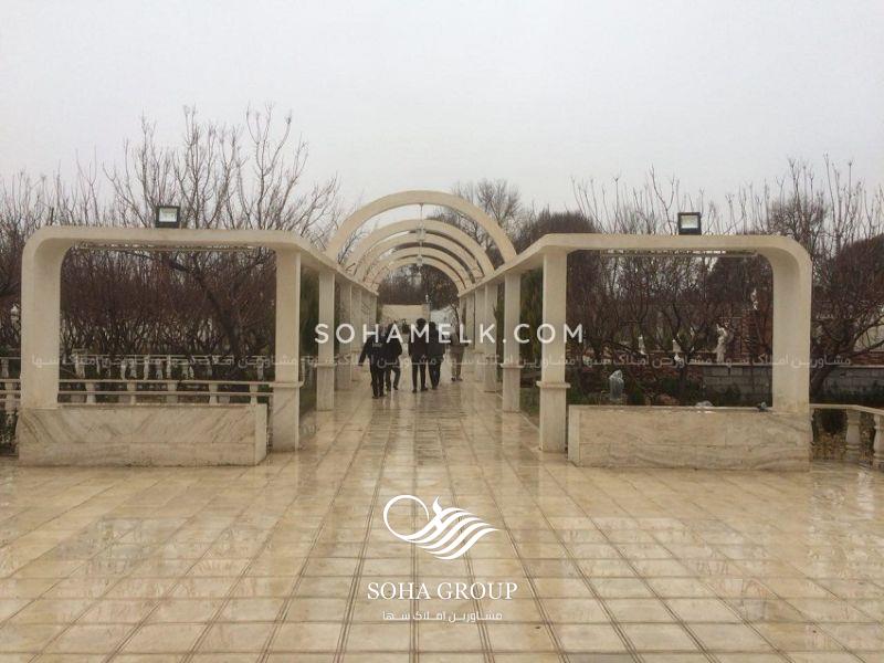 5500 متر باغ ویلای فوق العاده لاکچری در شهریار منطقه وحیدیه