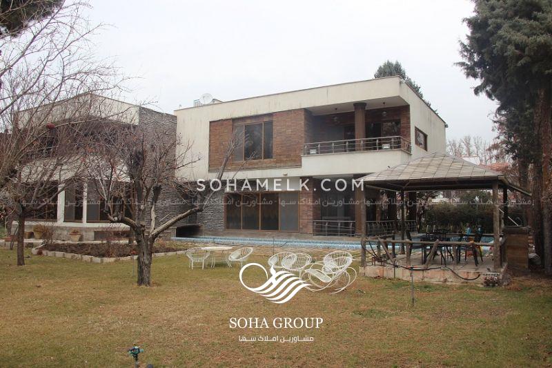 1700 متر باغ ویلای لوکس در دهکده فردیس