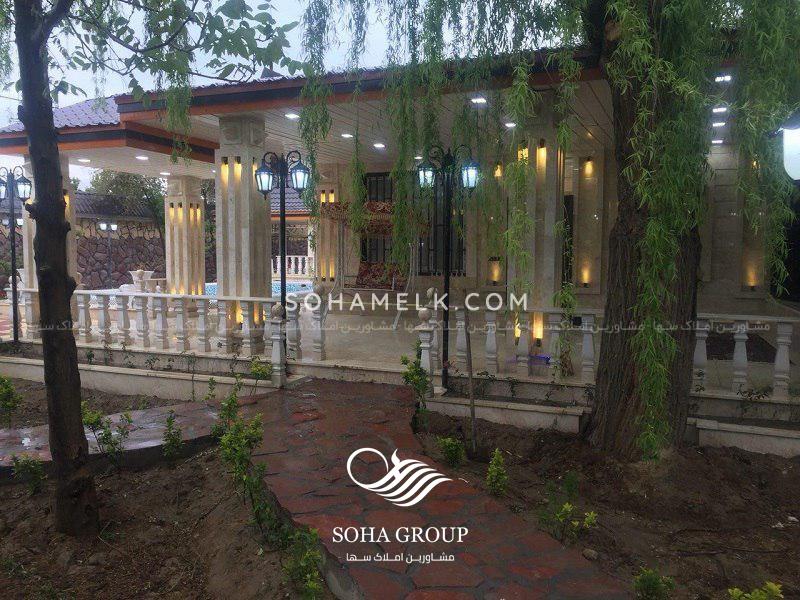 1200 متر باغ ویلا در شهریار منطقه والفجر