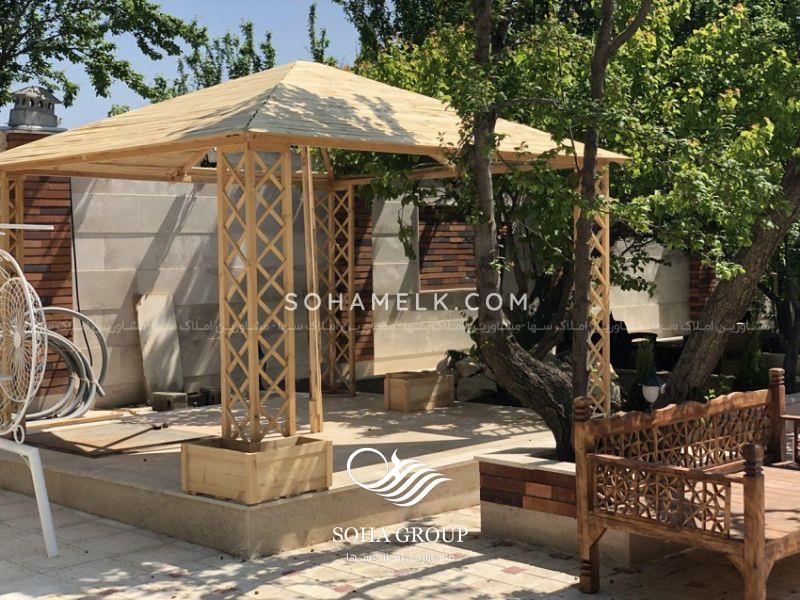 820 متر باغ ویلا در کردزار شهریار