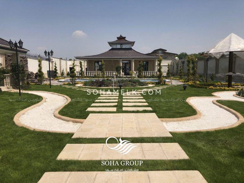 1800 متر باغ ویلا در ملارد