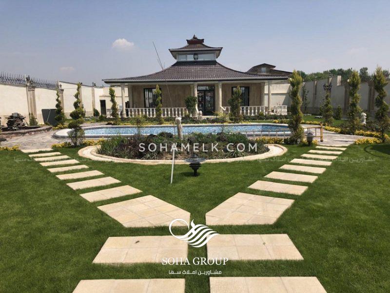 1800 متر باغ ویلا در ملارد