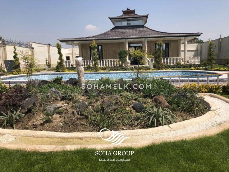 1800 متر باغ ویلا در ملارد