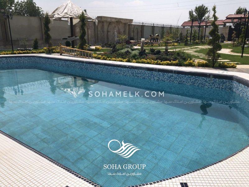 1800 متر باغ ویلا در ملارد