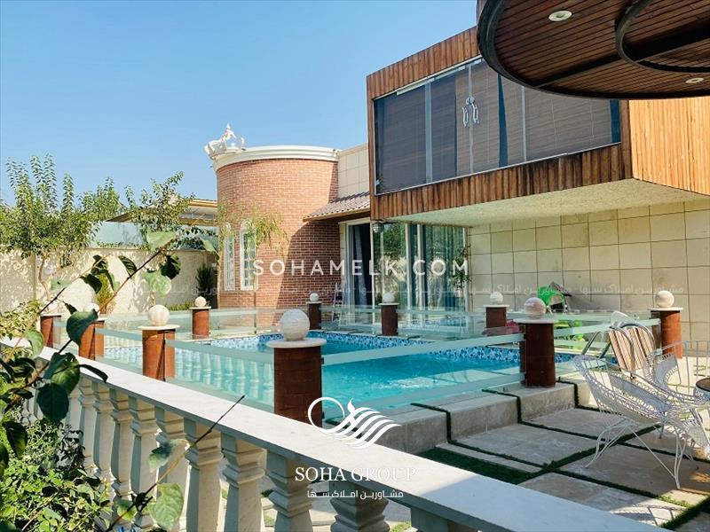 1000 متر باغ ویلا با طراحی مدرن در شهریار منطقه کردامیر