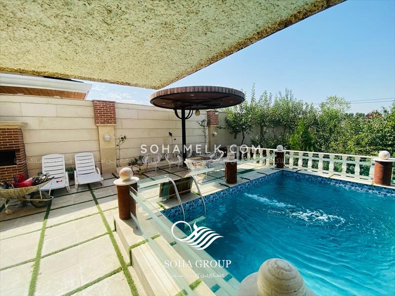 1000 متر باغ ویلا با طراحی مدرن در شهریار منطقه کردامیر