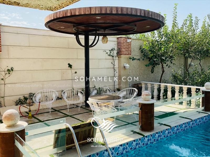 1000 متر باغ ویلا با طراحی مدرن در شهریار منطقه کردامیر