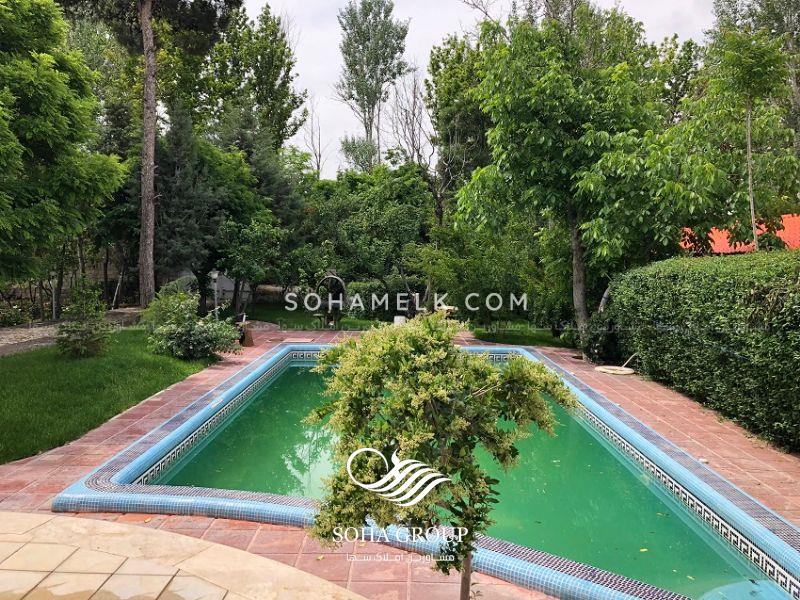 1075 متر باغ ویلا در دهکده ویلایی باران 