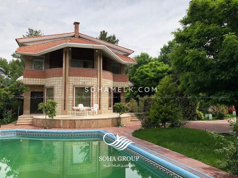 1075 متر باغ ویلا در دهکده ویلایی باران 