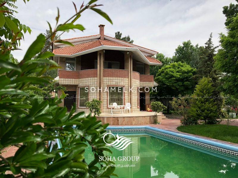 1075 متر باغ ویلا در دهکده ویلایی باران 