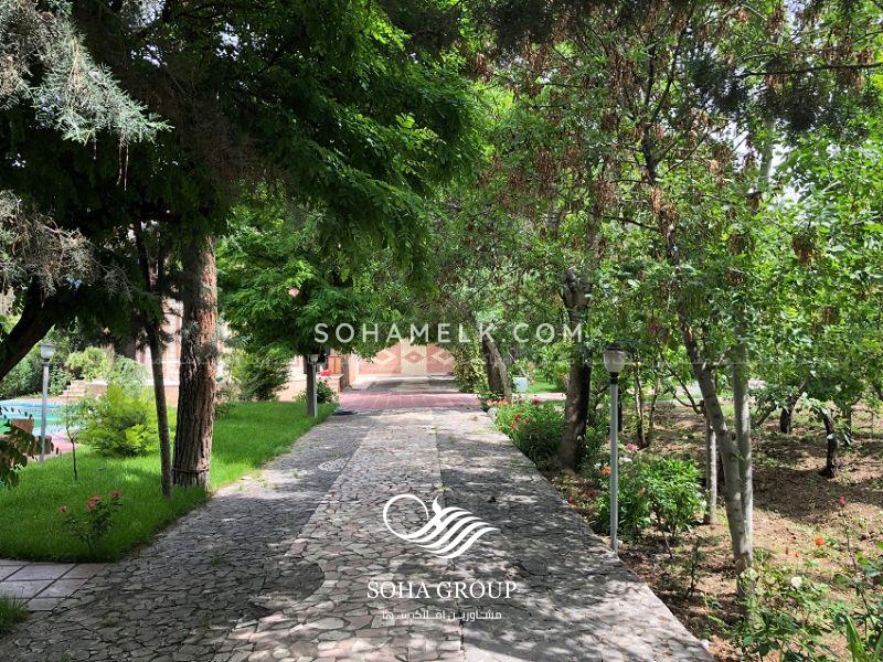 1075 متر باغ ویلا در دهکده ویلایی باران 