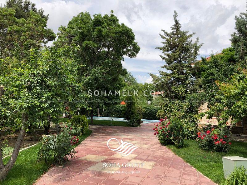 1075 متر باغ ویلا در دهکده ویلایی باران 