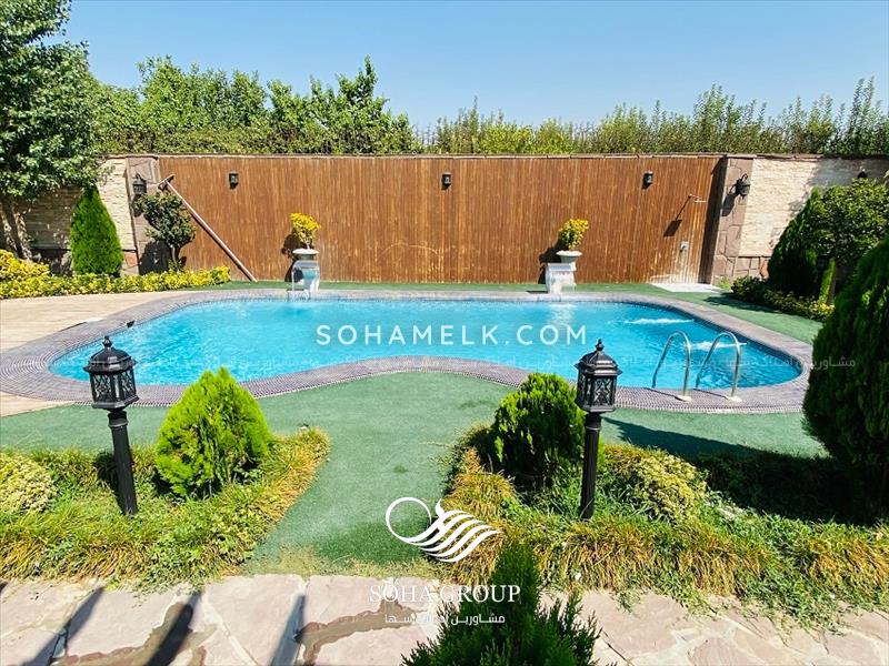 2500 متر باغ ویلای لوکس  در دهکده ویلای  کردزار