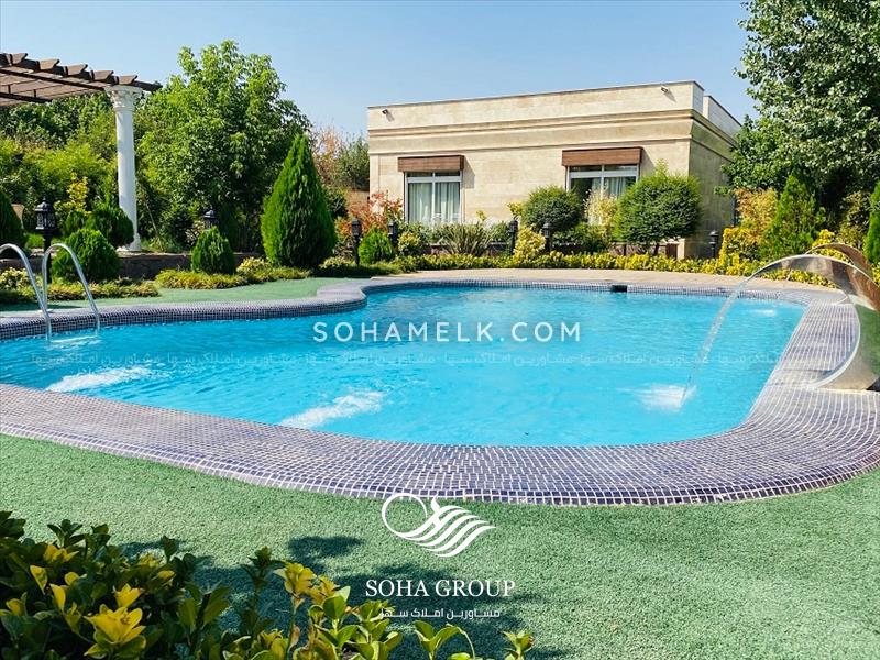 2500 متر باغ ویلای لوکس  در دهکده ویلای  کردزار