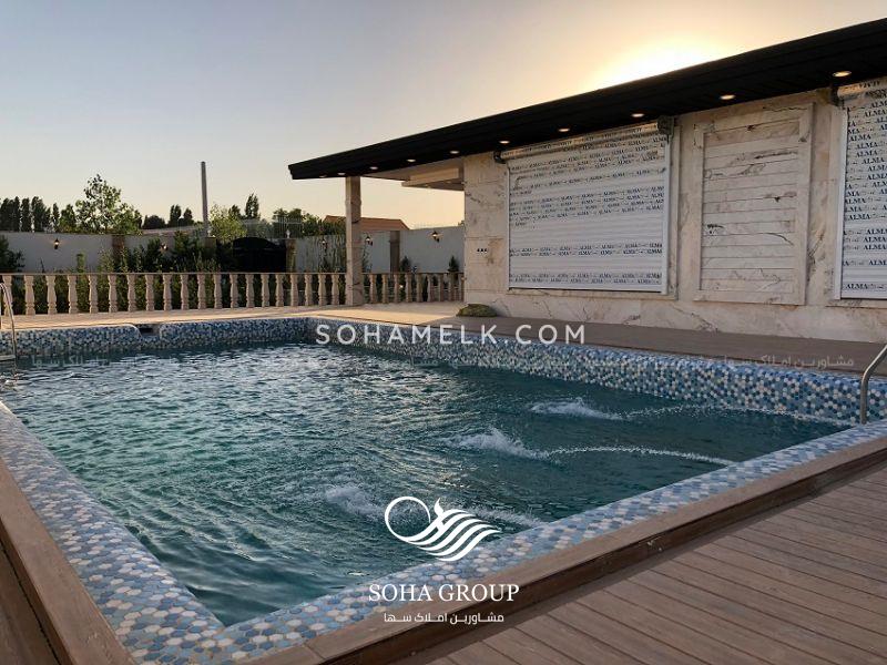 850 متر باغ ویلا نقلی در مجموعه ویلایی