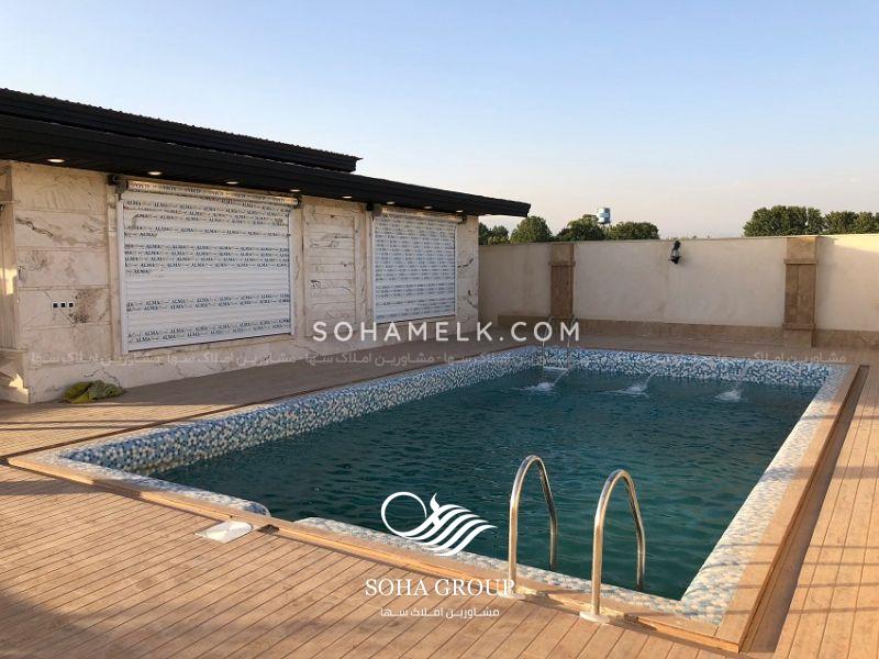 850 متر باغ ویلا نقلی در مجموعه ویلایی