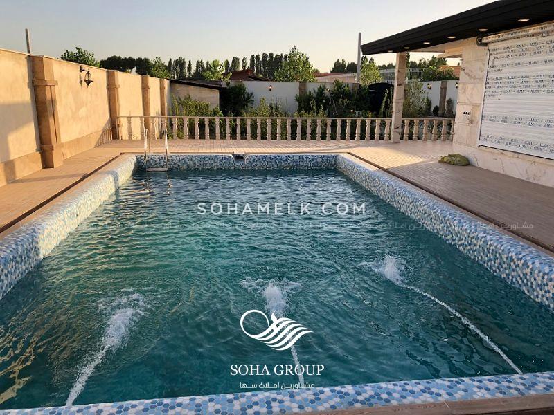 850 متر باغ ویلا نقلی در مجموعه ویلایی