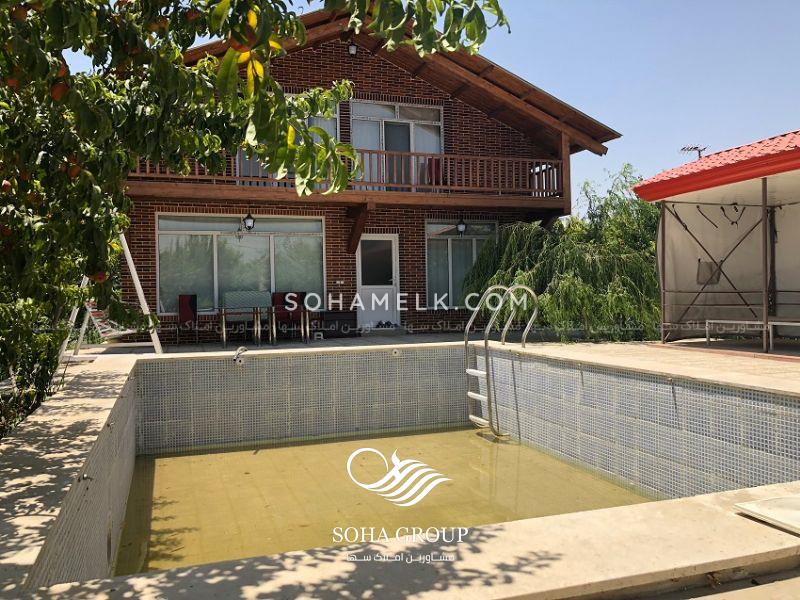 1830 متر باغ ویلا داخل مجموعه ویلای در ملارد