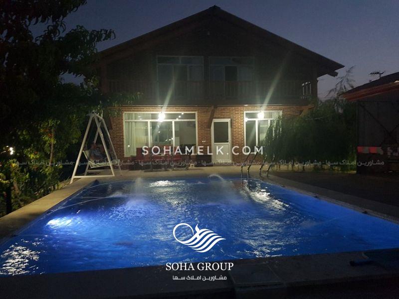 1830 متر باغ ویلا داخل مجموعه ویلای در ملارد