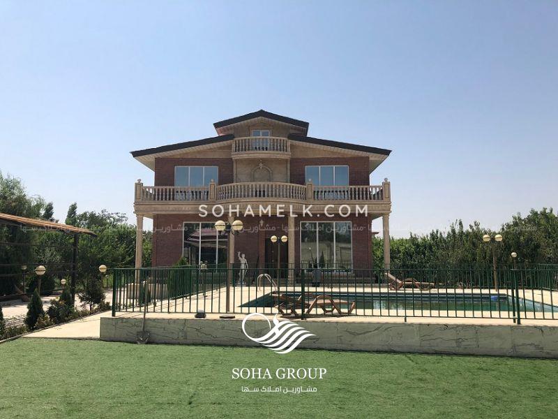 فروش باغ ویلا به متراژ 3750 در منطقه قشلاق ملارد