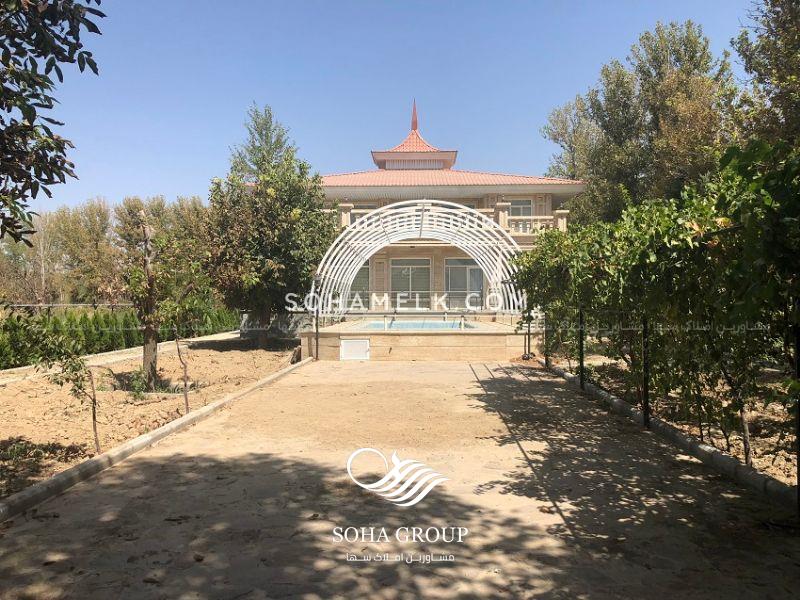 باغ ویلای 1075 متری در شهرک ویلا نشین باران