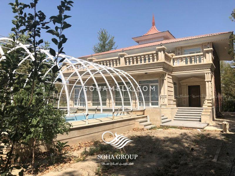 باغ ویلای 1075 متری در شهرک ویلا نشین باران
