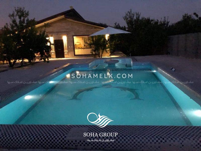 1000 متر باغ ویلای زیبا در قشلاق ملارد