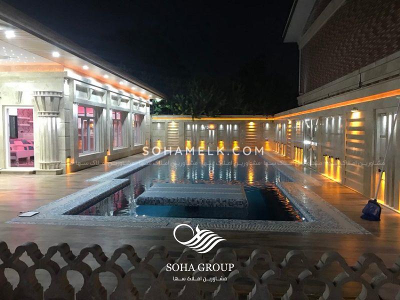 1000 متر باغ ویلای لوکس و لاکچری در خوشنام