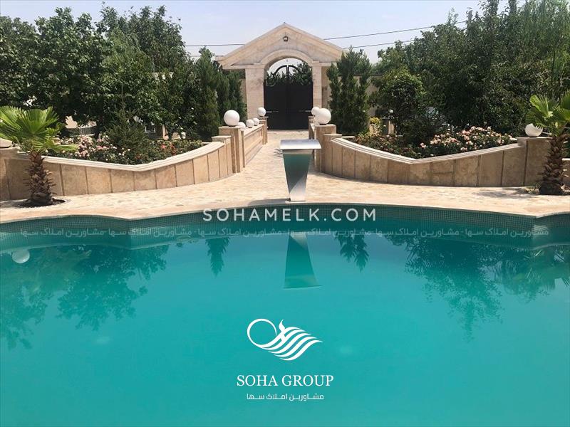 1200 متر باغ ویلا لاکچری در خوشنام ملارد