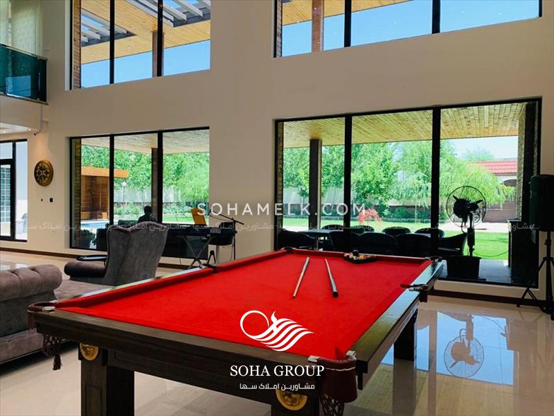 رهن و اجاره سالانه 1000متر باغ ویلای لوکس و مدرن داخل شهرک ویلایی 