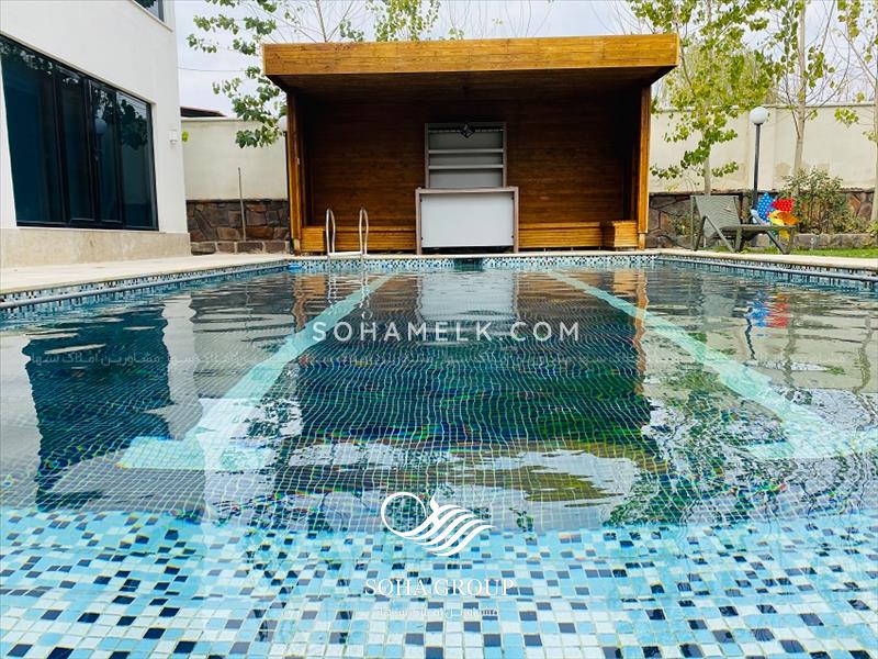 رهن و اجاره سالانه 1000متر باغ ویلای لوکس و مدرن داخل شهرک ویلایی 